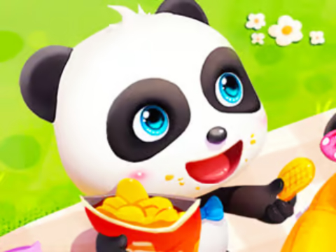 Παιχνίδι Παζλ: μωρό Panda Spring Picnic  σε απευθείας σύνδεση