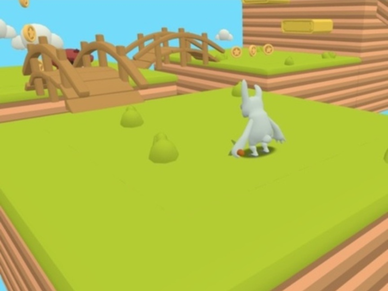 Παιχνίδι Bunny Coin Hop  σε απευθείας σύνδεση
