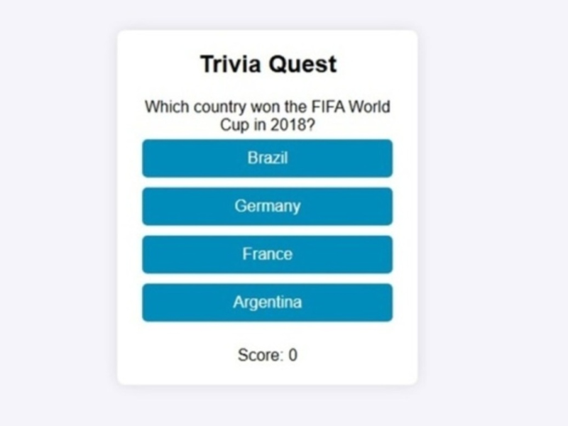 Παιχνίδι Quest Trivia  σε απευθείας σύνδεση