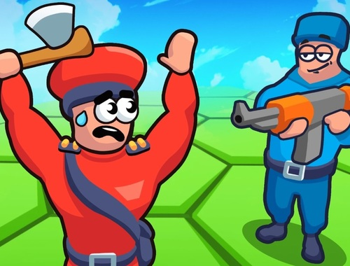 Παιχνίδι Κεραμίδι Hex World: Red vs Blue  σε απευθείας σύνδεση
