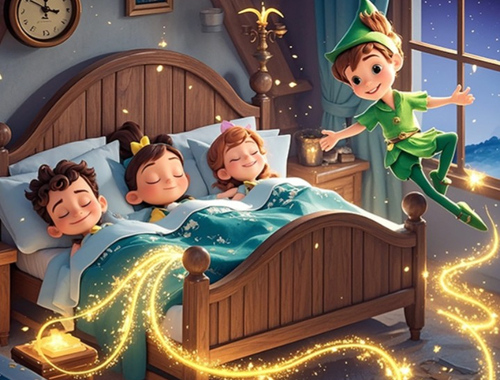 Παιχνίδι Βρείτε τις διαφορές: Peter Pan  σε απευθείας σύνδεση