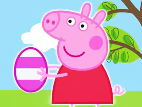 Παιχνίδι Παζλ: Peppa Pig Easter Eggs  σε απευθείας σύνδεση