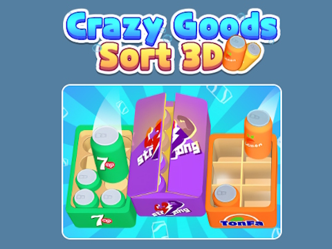 Παιχνίδι Crazy Goods Sort 3D  σε απευθείας σύνδεση