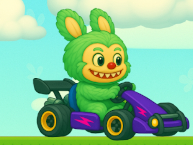 Παιχνίδι Labubu Gokart σε απευθείας σύνδεση