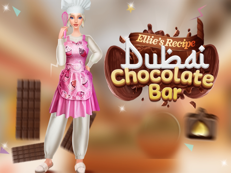 Παιχνίδι Η συνταγή της Ellie Dubai Chocolate Bar σε απευθείας σύνδεση