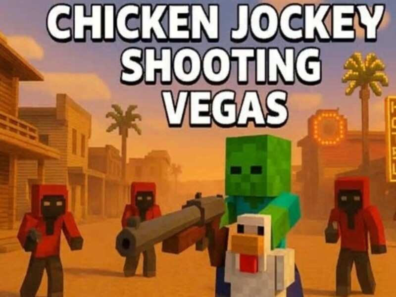 Παιχνίδι Κοτόπουλο Jockey Shooting Vegas σε απευθείας σύνδεση
