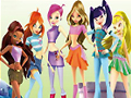Παιχνίδι Συλλογή παζλ Winx Club  σε απευθείας σύνδεση