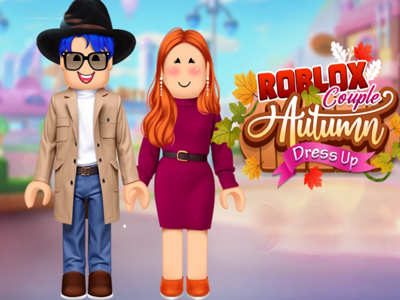 Παιχνίδι Roblox ζευγάρι φθινόπωρο φόρεμα σε απευθείας σύνδεση