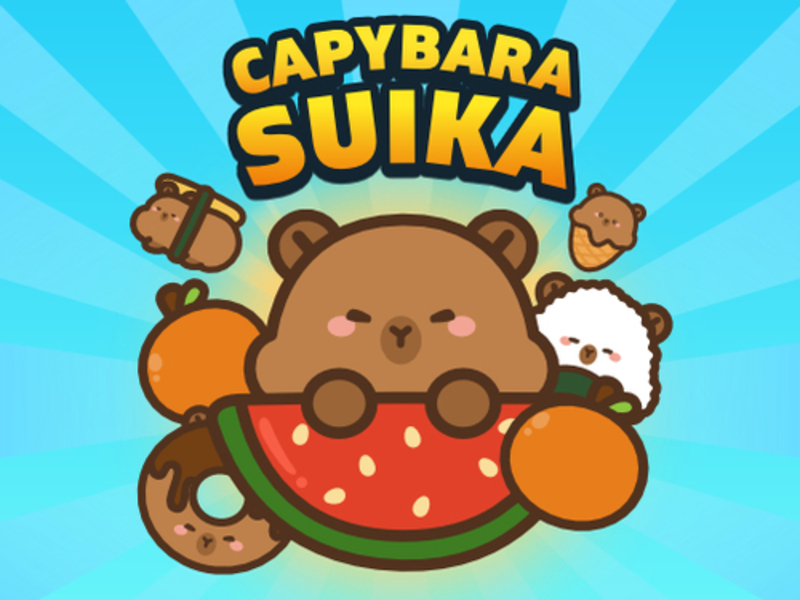 Παιχνίδι Capybara Suika σε απευθείας σύνδεση