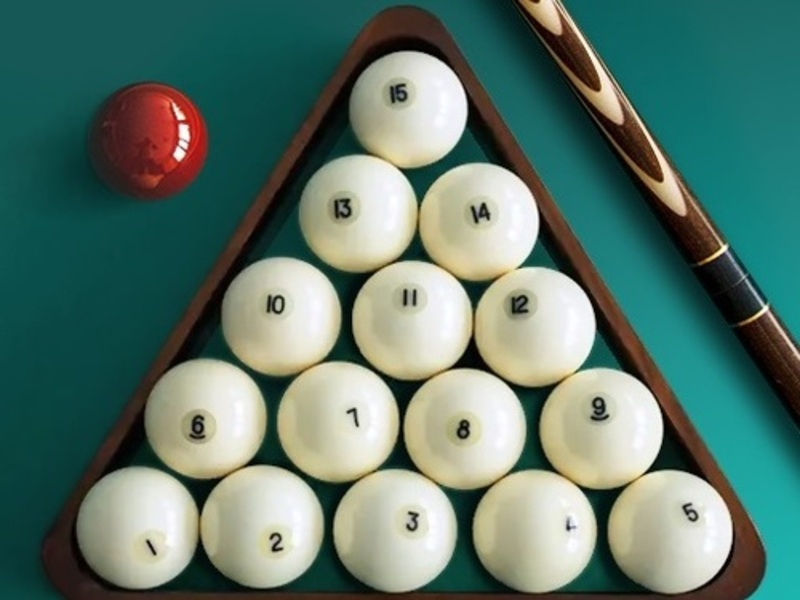 Παιχνίδι Billiards 3D: Ρωσική πυραμίδα σε απευθείας σύνδεση