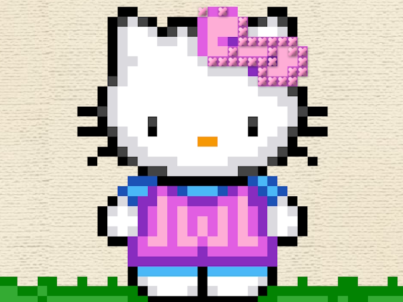 Παιχνίδι Hello Kitty Cross Stitch σε απευθείας σύνδεση